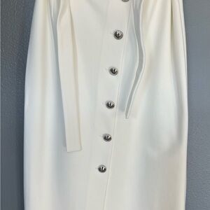 White House Black Market White Pencil Skirt